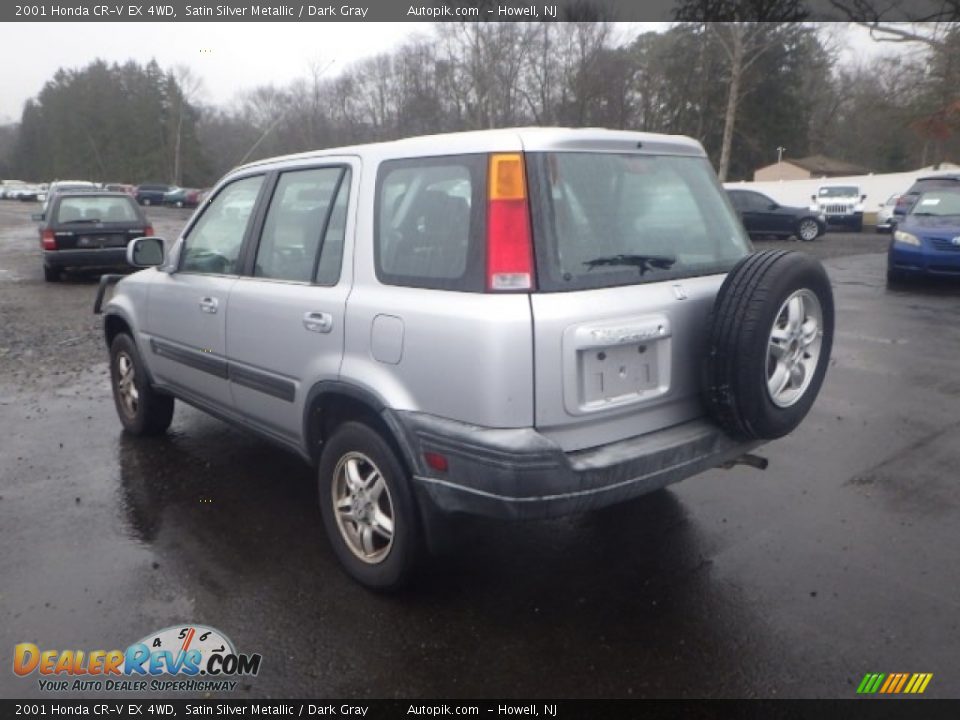 2001 Honda CR-V EX 4WD Satin Silver Metallic / Dark Gray Photo #4