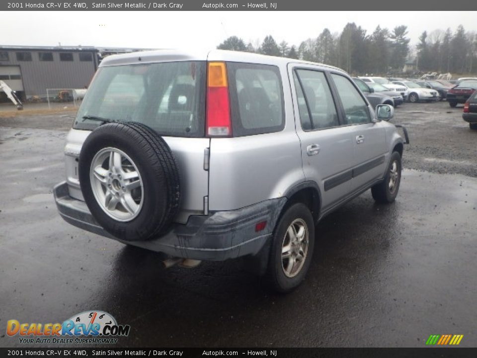 2001 Honda CR-V EX 4WD Satin Silver Metallic / Dark Gray Photo #6