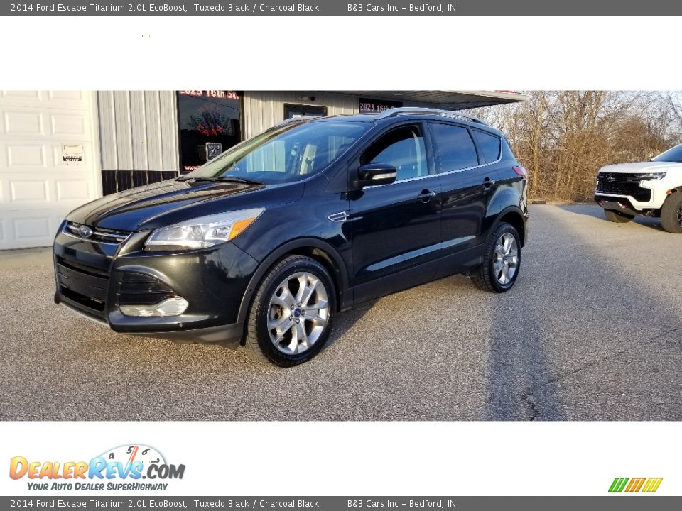 2014 Ford Escape Titanium 2.0L EcoBoost Tuxedo Black / Charcoal Black Photo #1