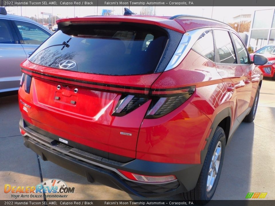 2022 Hyundai Tucson SEL AWD Calypso Red / Black Photo #2