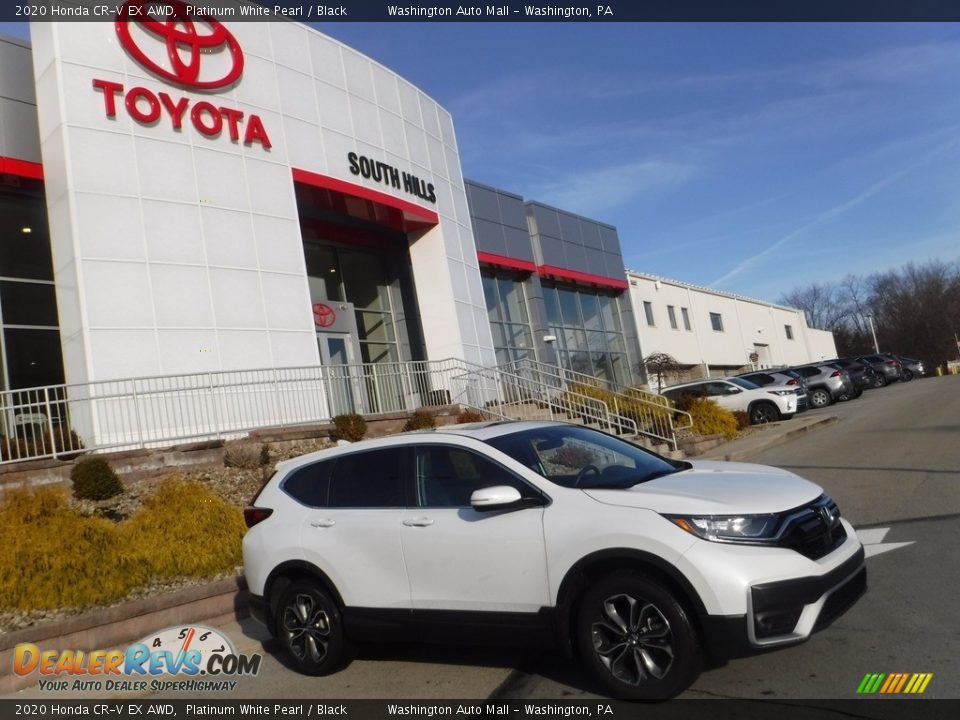 2020 Honda CR-V EX AWD Platinum White Pearl / Black Photo #2