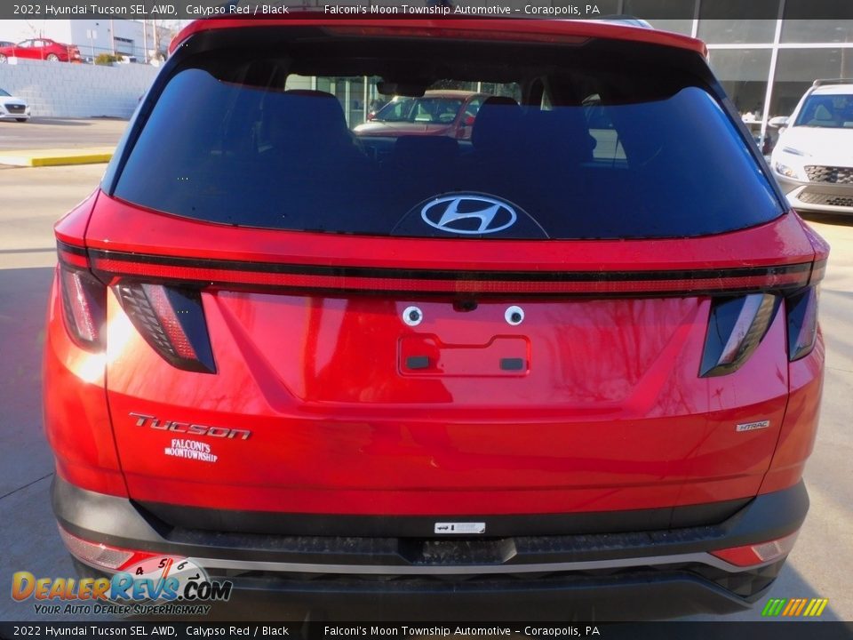 2022 Hyundai Tucson SEL AWD Calypso Red / Black Photo #3