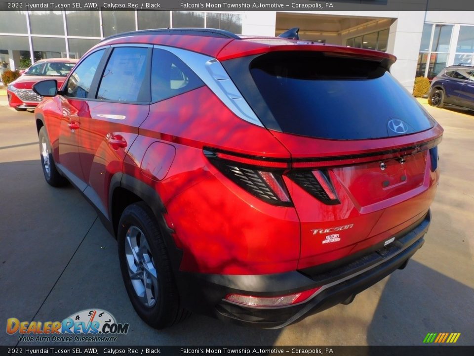 2022 Hyundai Tucson SEL AWD Calypso Red / Black Photo #5