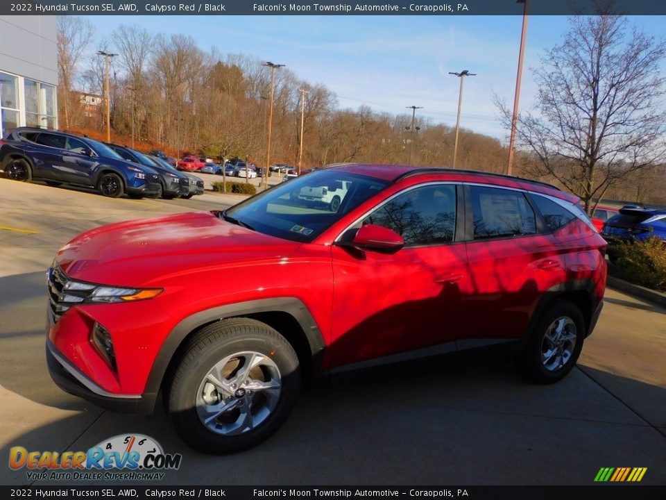 2022 Hyundai Tucson SEL AWD Calypso Red / Black Photo #6