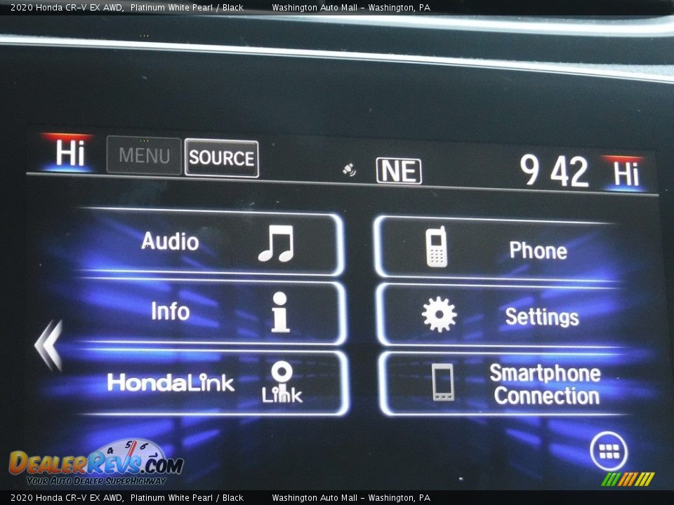 2020 Honda CR-V EX AWD Platinum White Pearl / Black Photo #7