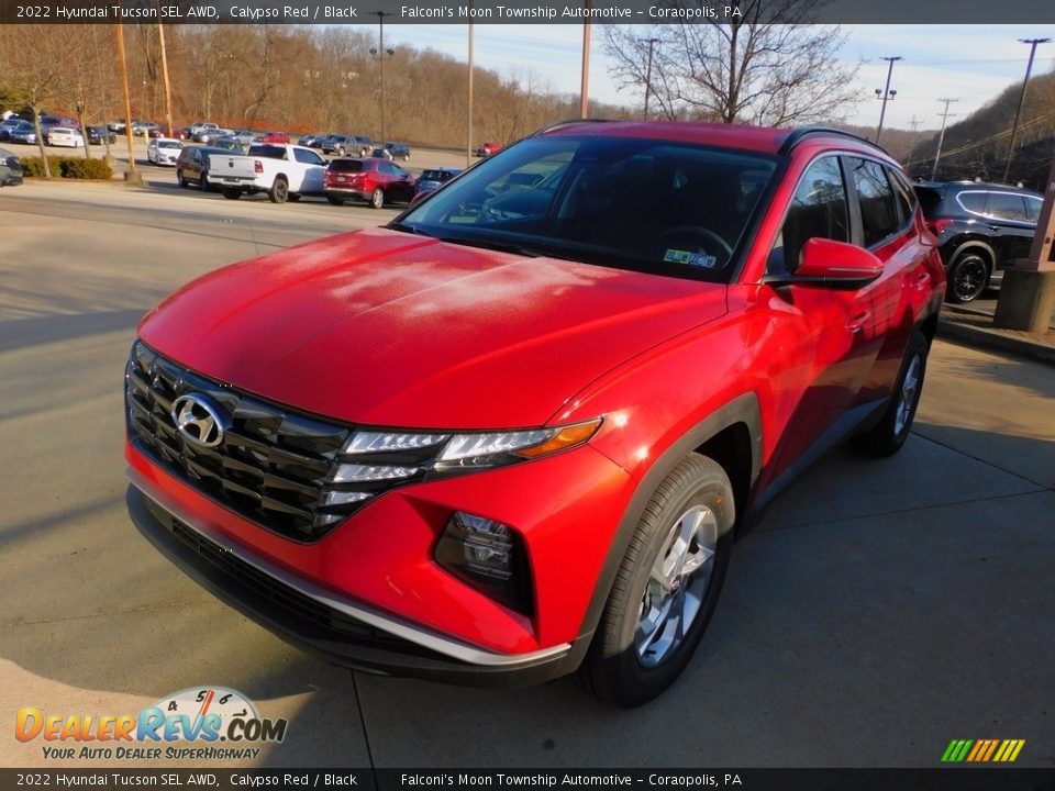 2022 Hyundai Tucson SEL AWD Calypso Red / Black Photo #7