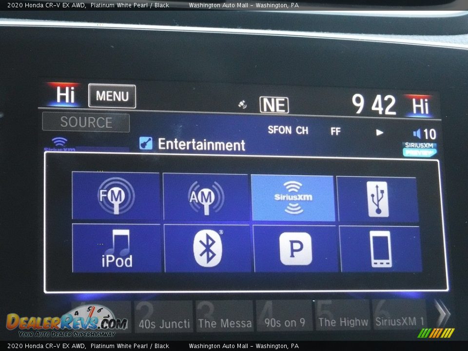 2020 Honda CR-V EX AWD Platinum White Pearl / Black Photo #8