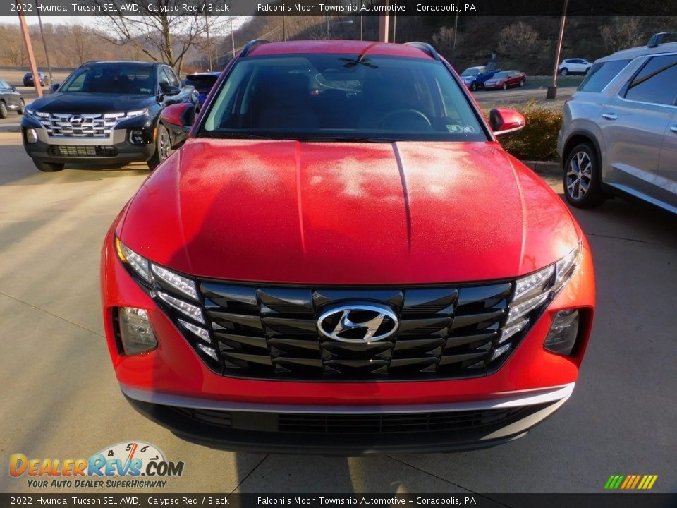 2022 Hyundai Tucson SEL AWD Calypso Red / Black Photo #8