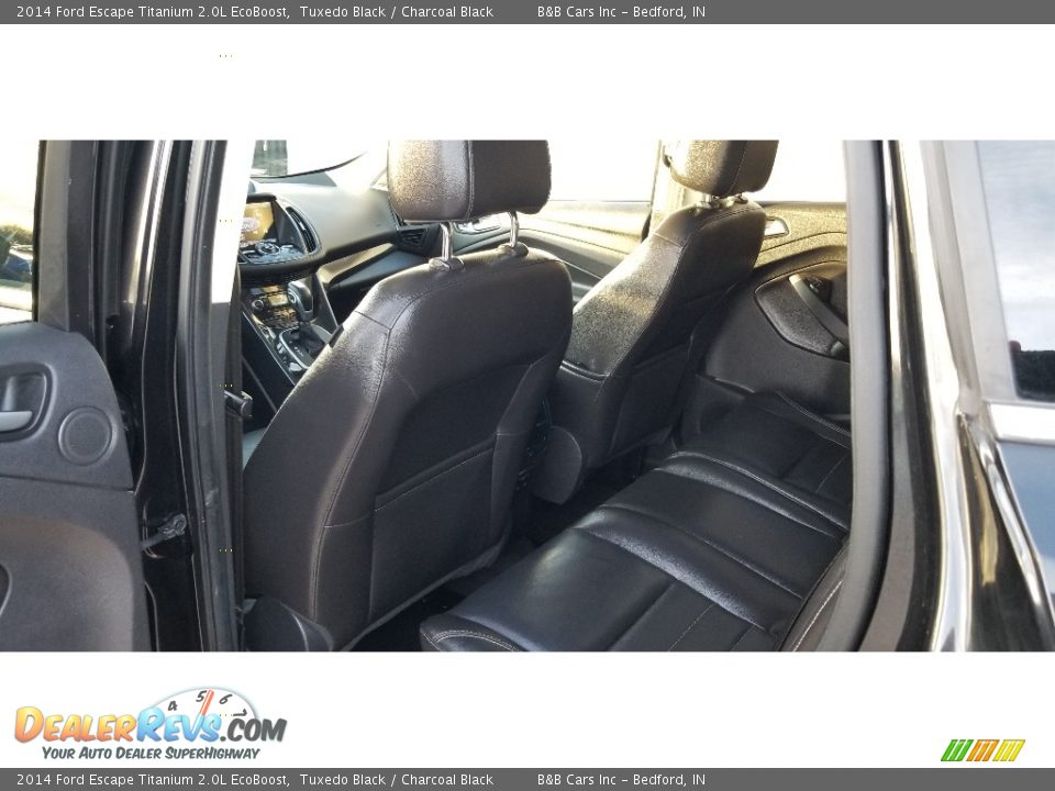 2014 Ford Escape Titanium 2.0L EcoBoost Tuxedo Black / Charcoal Black Photo #9