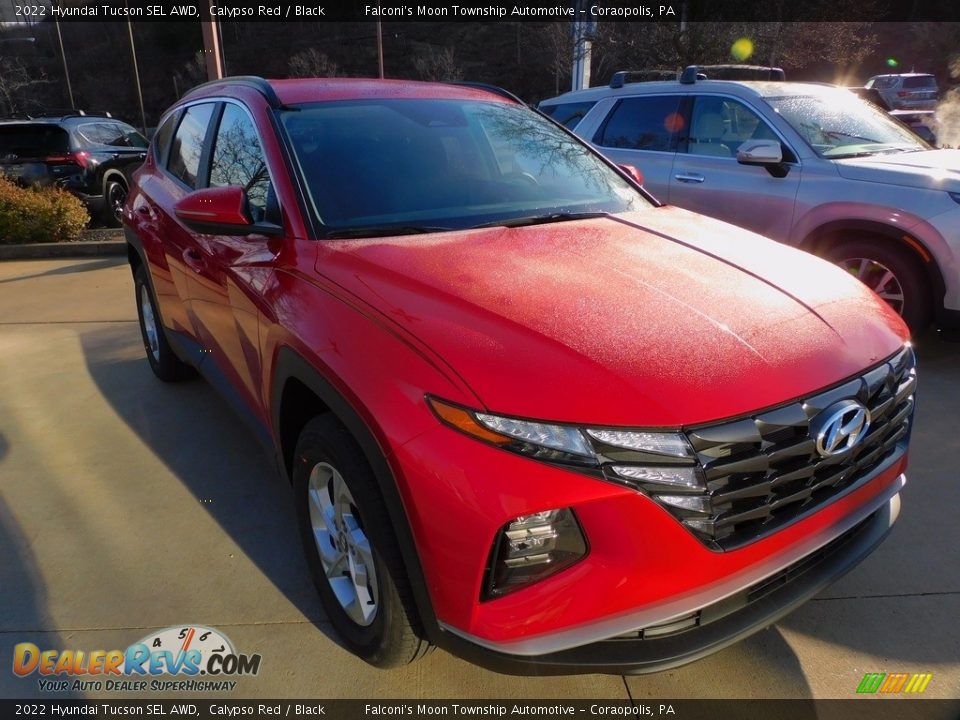 2022 Hyundai Tucson SEL AWD Calypso Red / Black Photo #9