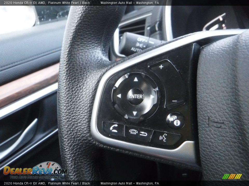 2020 Honda CR-V EX AWD Platinum White Pearl / Black Photo #10