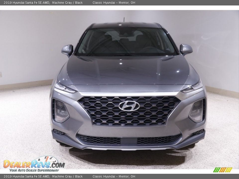 2019 Hyundai Santa Fe SE AWD Machine Gray / Black Photo #2