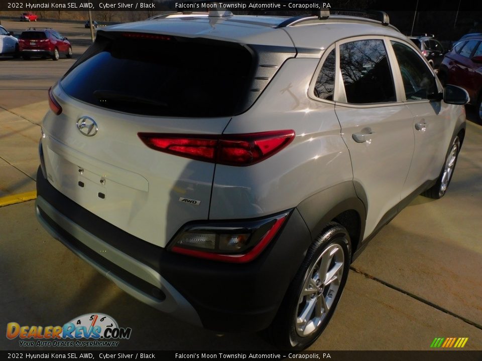 2022 Hyundai Kona SEL AWD Cyber Silver / Black Photo #2