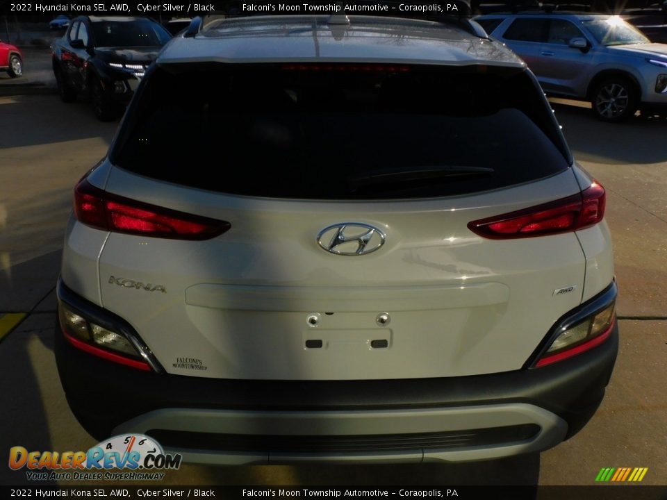 2022 Hyundai Kona SEL AWD Cyber Silver / Black Photo #3