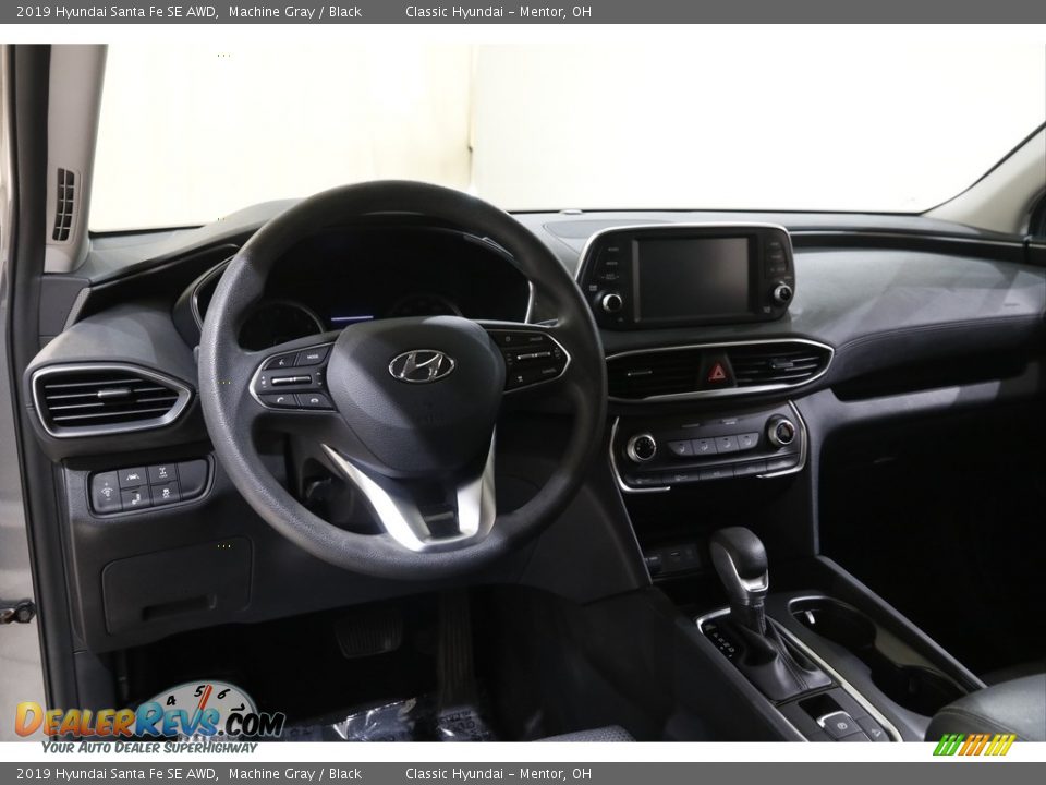 2019 Hyundai Santa Fe SE AWD Machine Gray / Black Photo #6