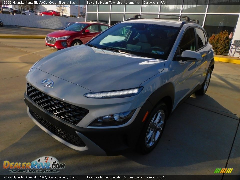 2022 Hyundai Kona SEL AWD Cyber Silver / Black Photo #7