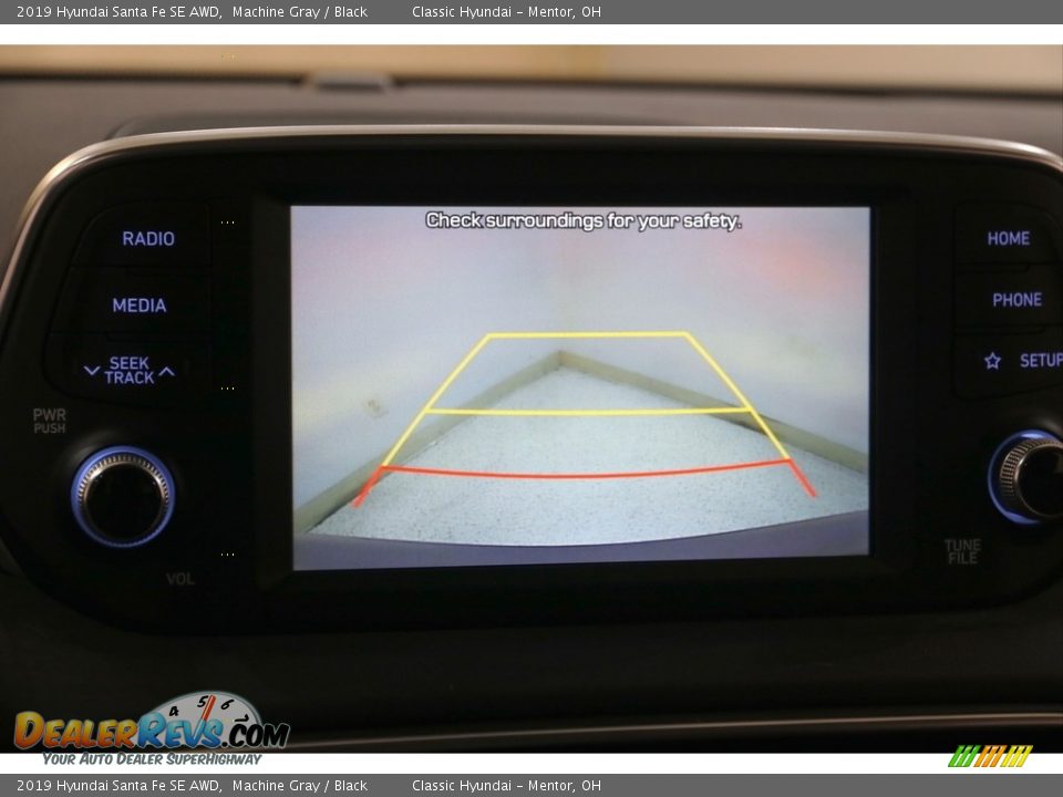 2019 Hyundai Santa Fe SE AWD Machine Gray / Black Photo #11