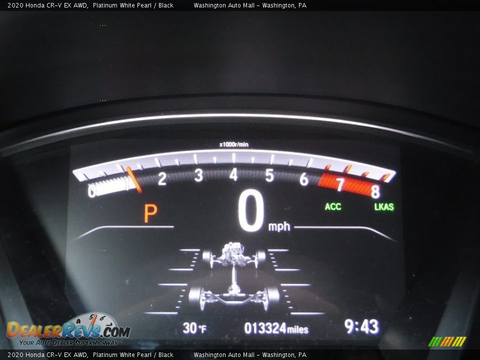 2020 Honda CR-V EX AWD Platinum White Pearl / Black Photo #30