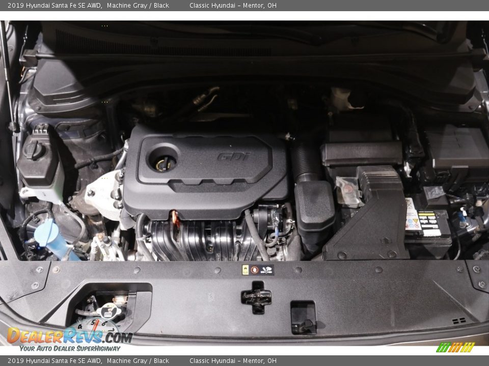 2019 Hyundai Santa Fe SE AWD Machine Gray / Black Photo #18