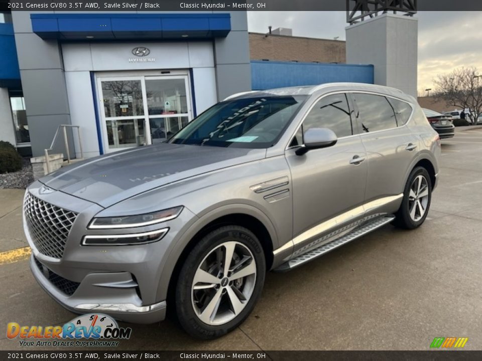 Front 3/4 View of 2021 Genesis GV80 3.5T AWD Photo #1