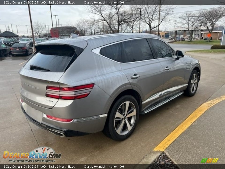 2021 Genesis GV80 3.5T AWD Savile Silver / Black Photo #2