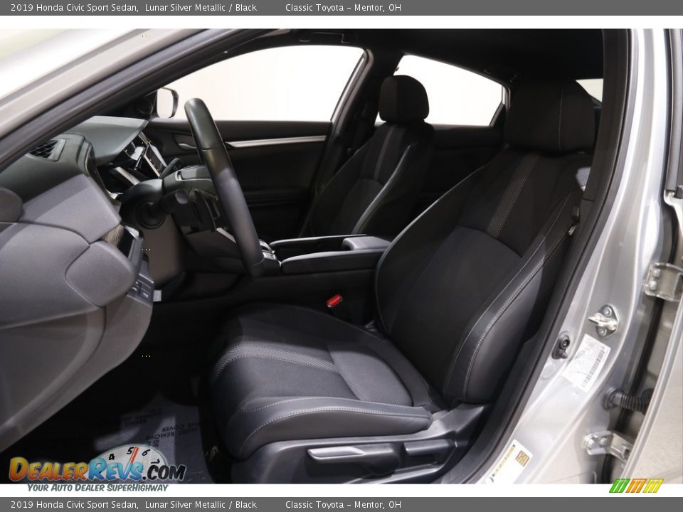 2019 Honda Civic Sport Sedan Lunar Silver Metallic / Black Photo #5