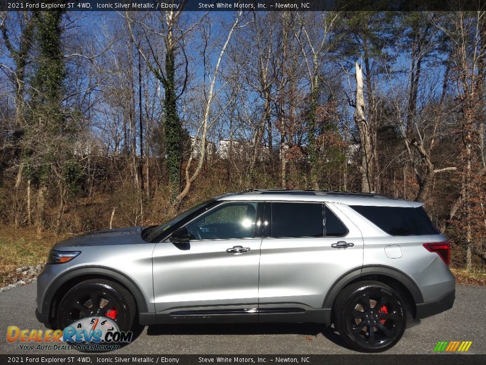 2021 Ford Explorer ST 4WD Iconic Silver Metallic / Ebony Photo #1