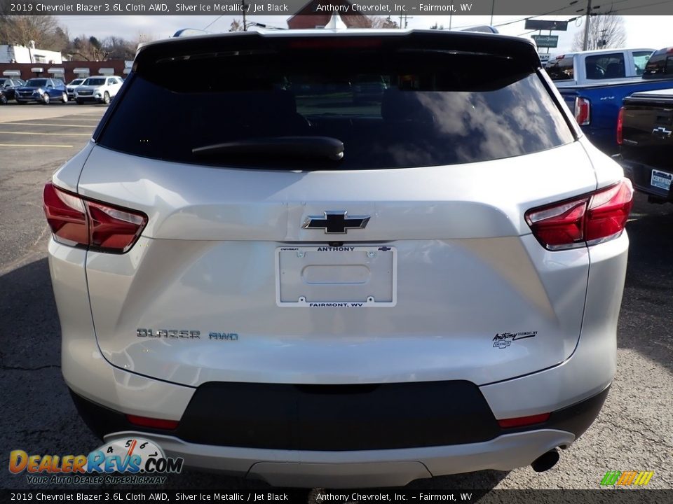 2019 Chevrolet Blazer 3.6L Cloth AWD Silver Ice Metallic / Jet Black Photo #4