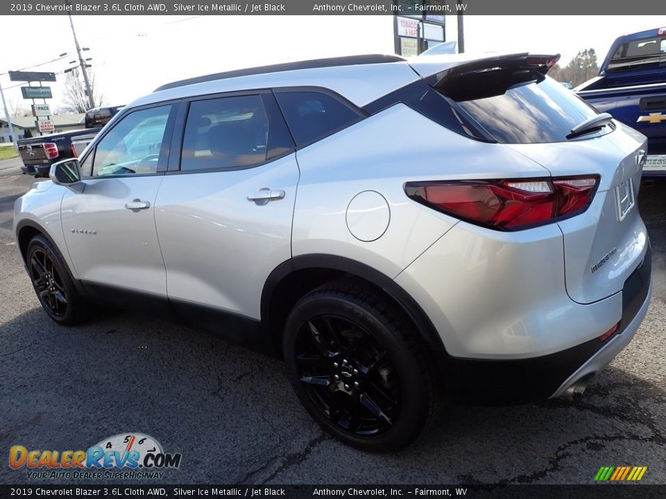 2019 Chevrolet Blazer 3.6L Cloth AWD Silver Ice Metallic / Jet Black Photo #6