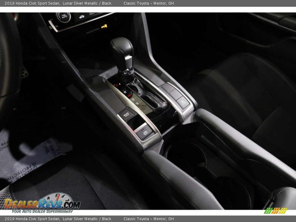 2019 Honda Civic Sport Sedan Lunar Silver Metallic / Black Photo #12