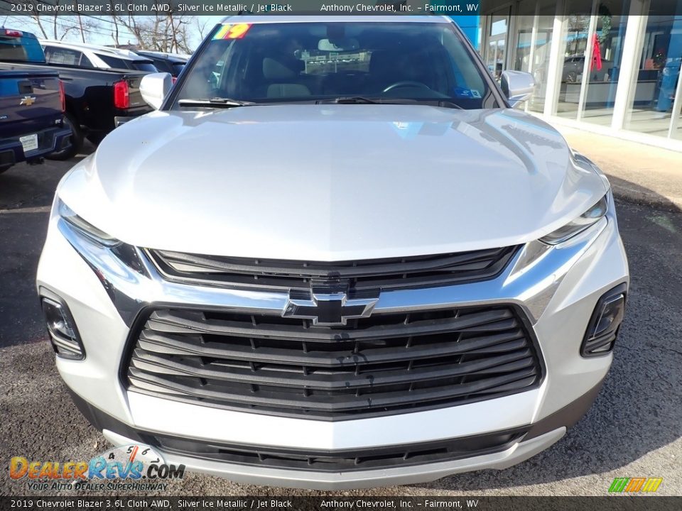 2019 Chevrolet Blazer 3.6L Cloth AWD Silver Ice Metallic / Jet Black Photo #9