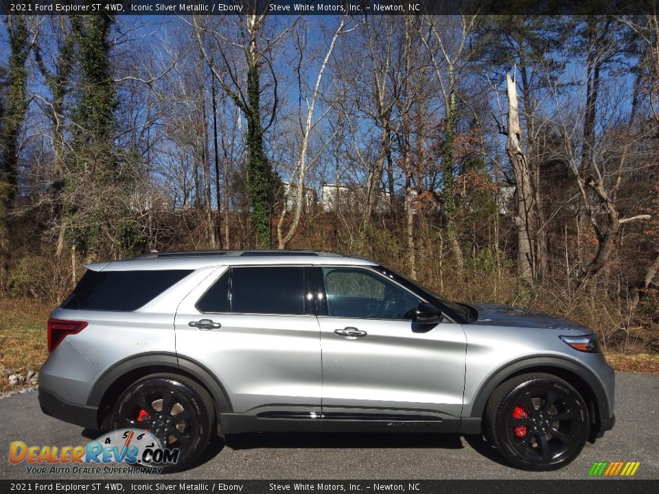 2021 Ford Explorer ST 4WD Iconic Silver Metallic / Ebony Photo #5