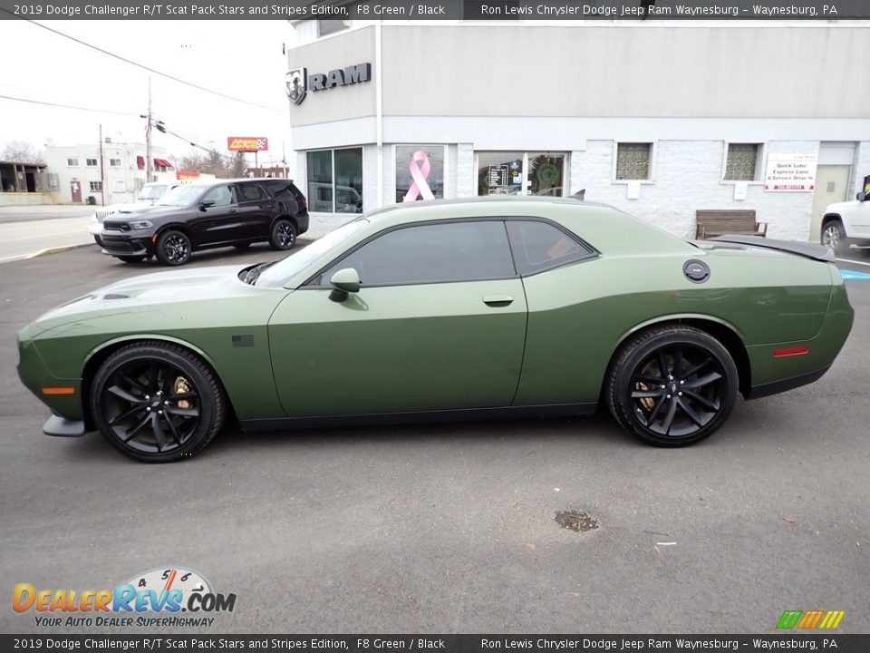 F8 Green 2019 Dodge Challenger R/T Scat Pack Stars and Stripes Edition Photo #2
