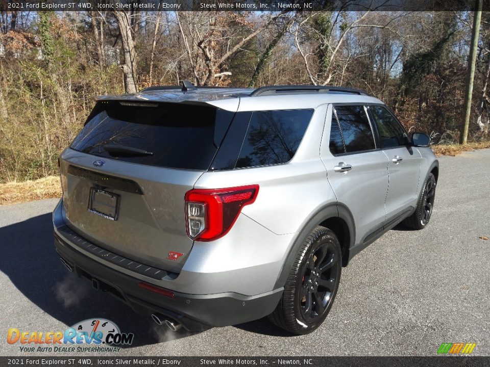 2021 Ford Explorer ST 4WD Iconic Silver Metallic / Ebony Photo #6