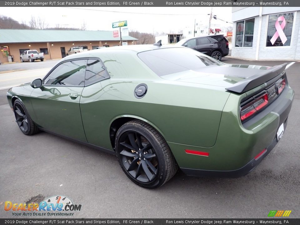 2019 Dodge Challenger R/T Scat Pack Stars and Stripes Edition F8 Green / Black Photo #3