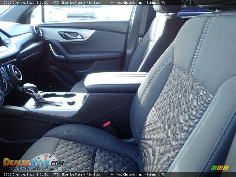 2019 Chevrolet Blazer 3.6L Cloth AWD Silver Ice Metallic / Jet Black Photo #11
