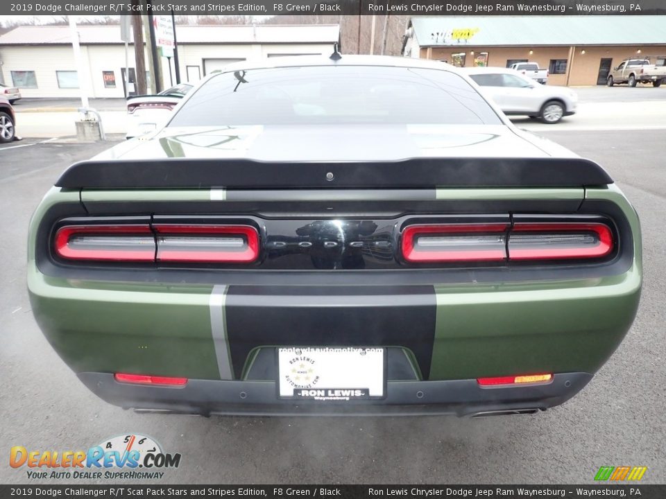 2019 Dodge Challenger R/T Scat Pack Stars and Stripes Edition F8 Green / Black Photo #4
