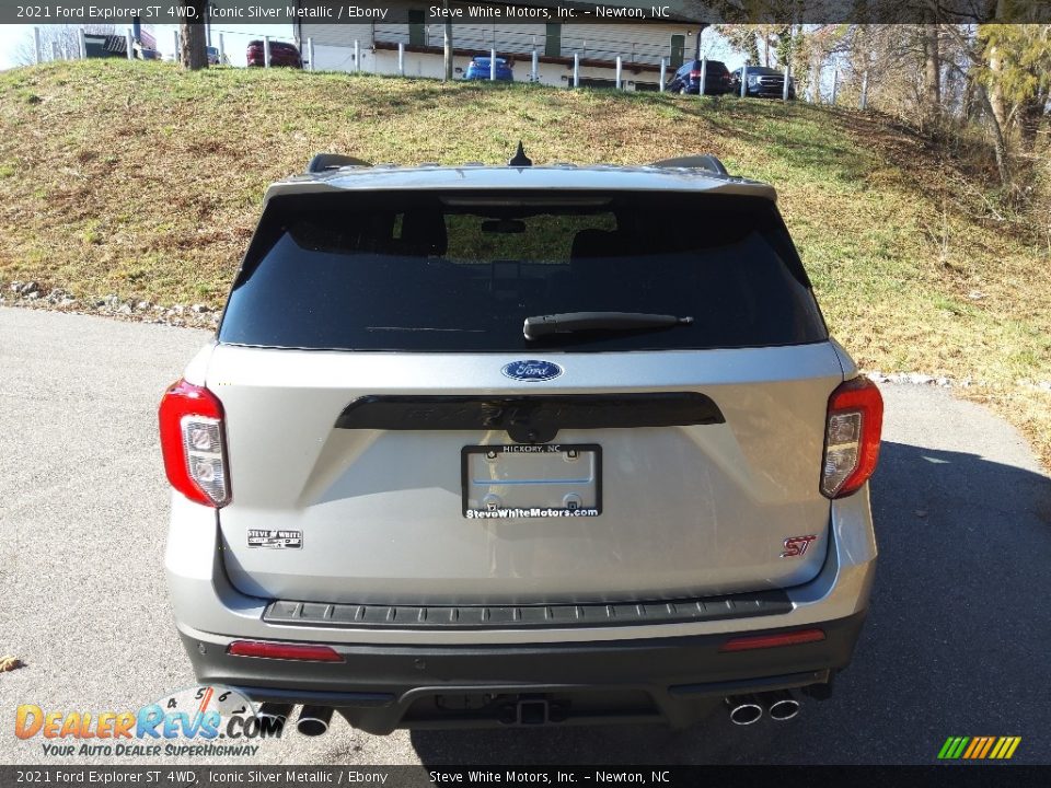 2021 Ford Explorer ST 4WD Iconic Silver Metallic / Ebony Photo #7