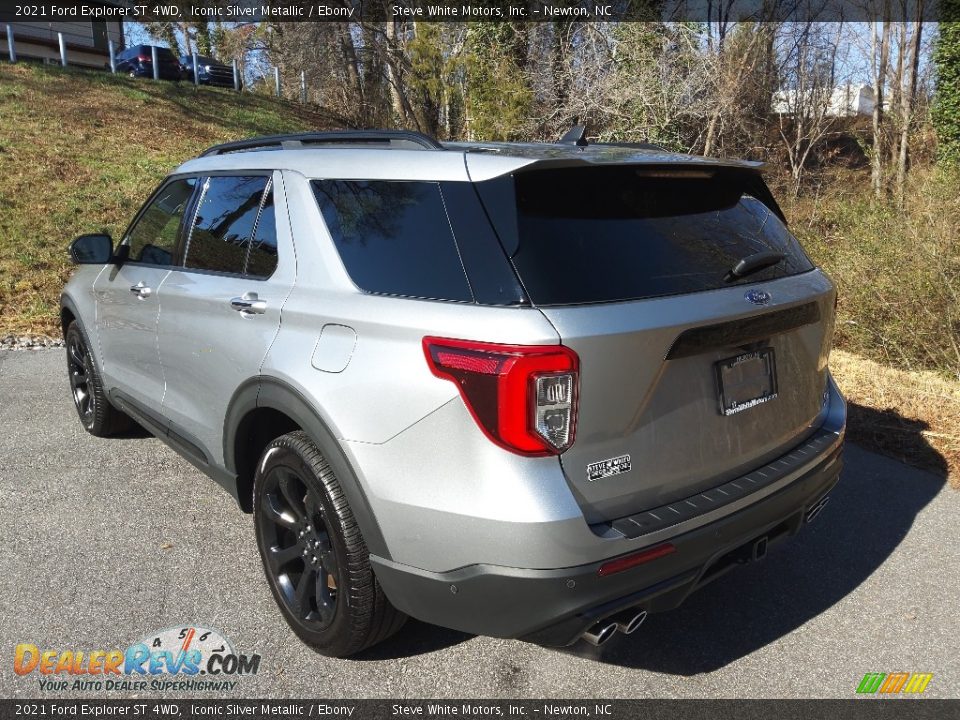 2021 Ford Explorer ST 4WD Iconic Silver Metallic / Ebony Photo #8