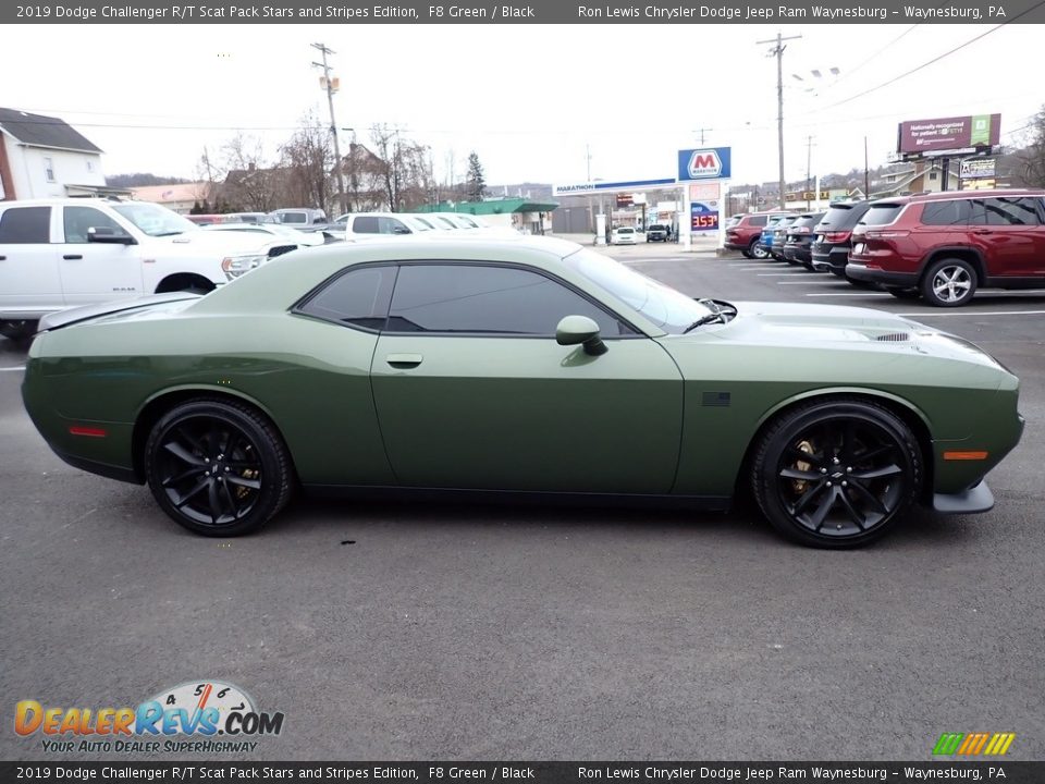 2019 Dodge Challenger R/T Scat Pack Stars and Stripes Edition F8 Green / Black Photo #7