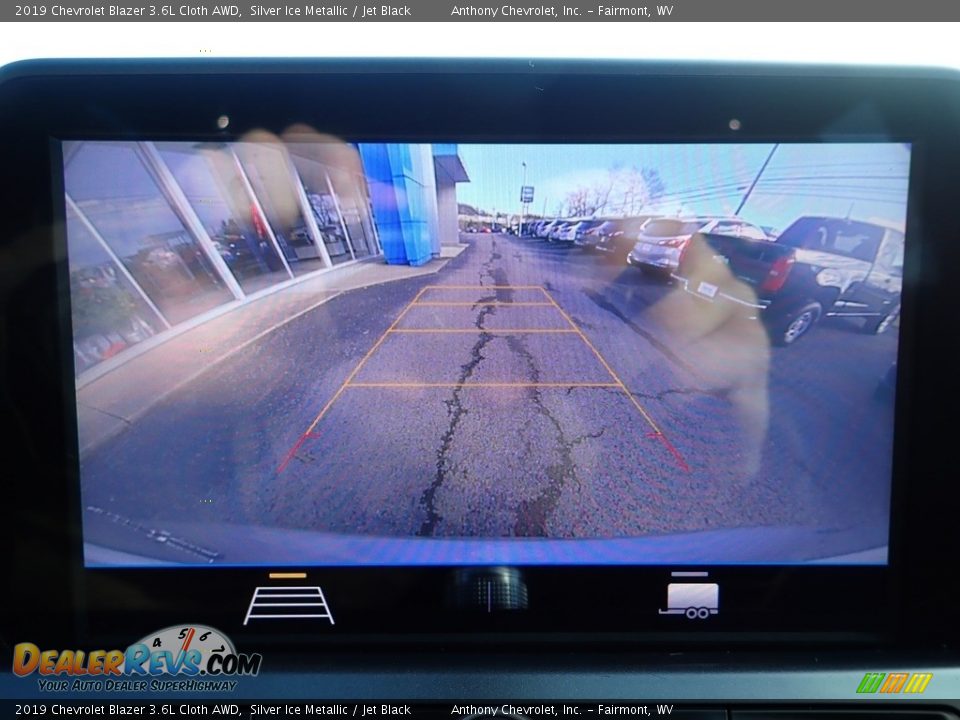 2019 Chevrolet Blazer 3.6L Cloth AWD Silver Ice Metallic / Jet Black Photo #18