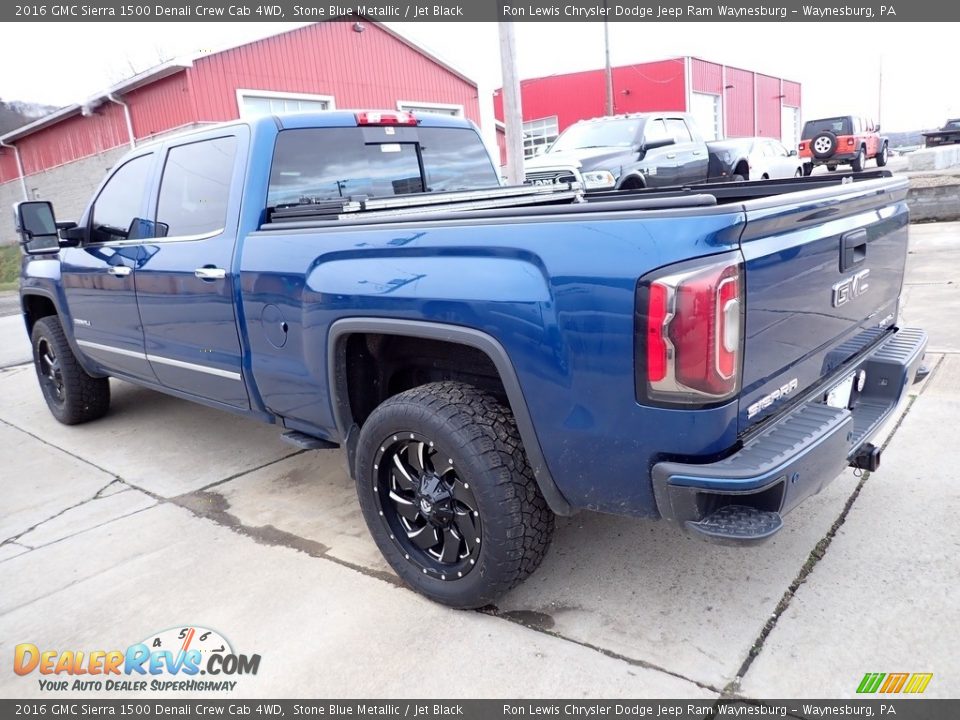 Stone Blue Metallic 2016 GMC Sierra 1500 Denali Crew Cab 4WD Photo #2