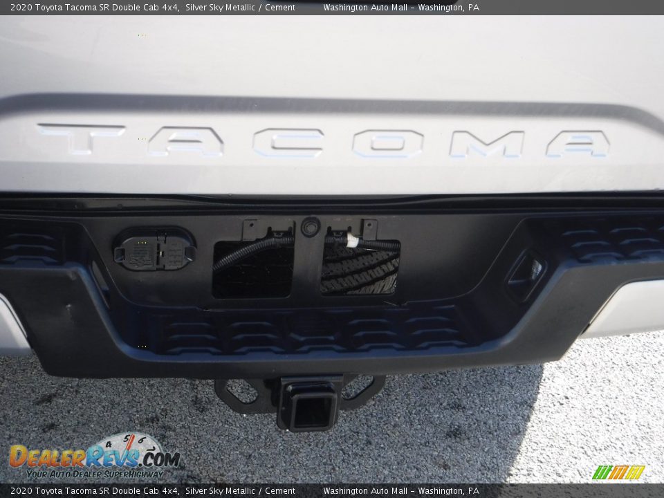2020 Toyota Tacoma SR Double Cab 4x4 Silver Sky Metallic / Cement Photo #16