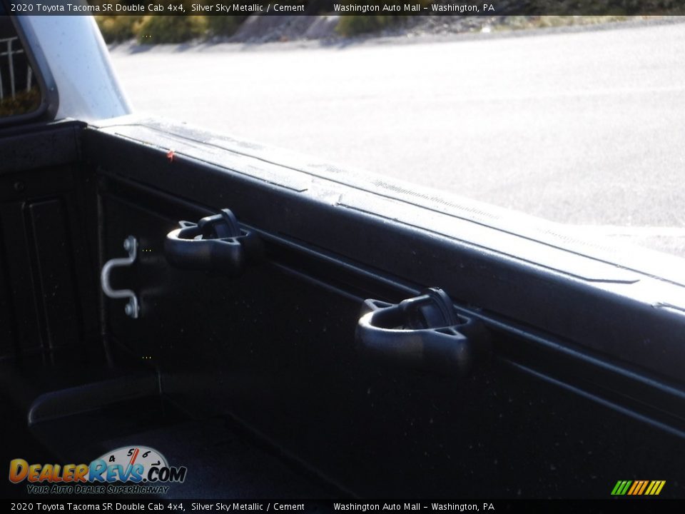 2020 Toyota Tacoma SR Double Cab 4x4 Silver Sky Metallic / Cement Photo #20
