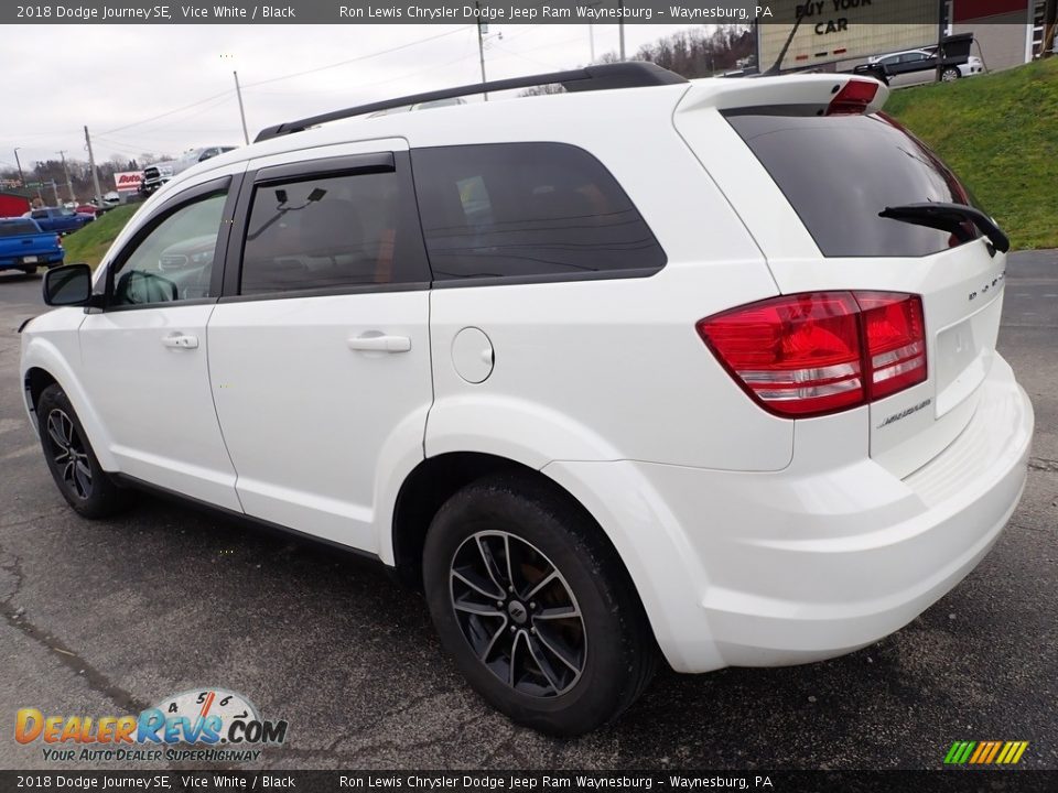 2018 Dodge Journey SE Vice White / Black Photo #3