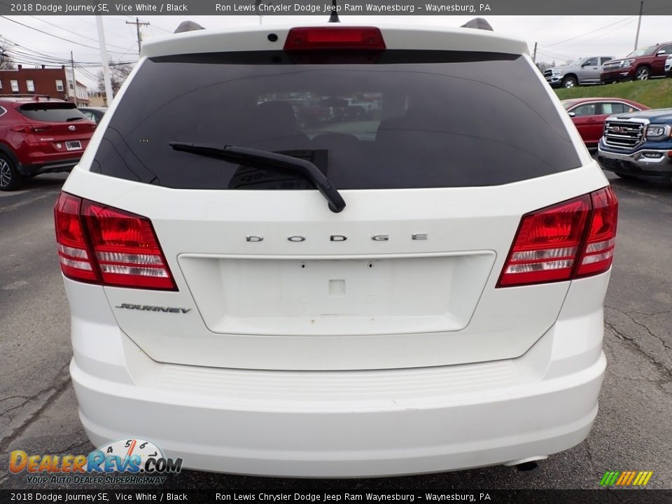 2018 Dodge Journey SE Vice White / Black Photo #4