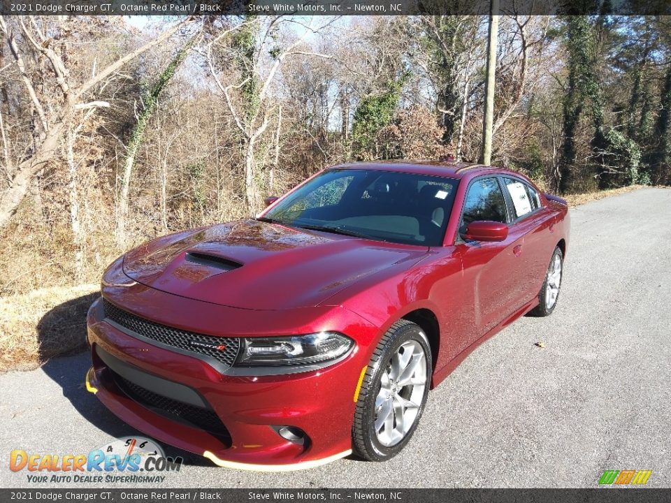 2021 Dodge Charger GT Octane Red Pearl / Black Photo #2