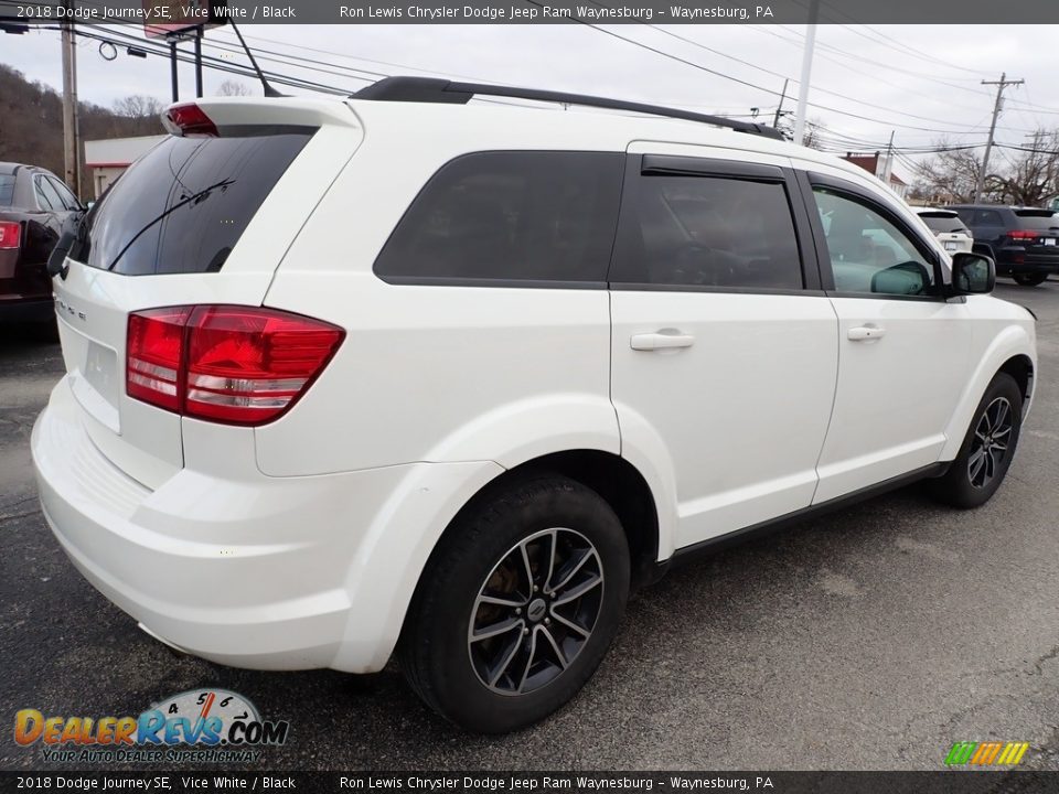 2018 Dodge Journey SE Vice White / Black Photo #6