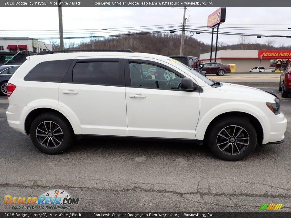 2018 Dodge Journey SE Vice White / Black Photo #7