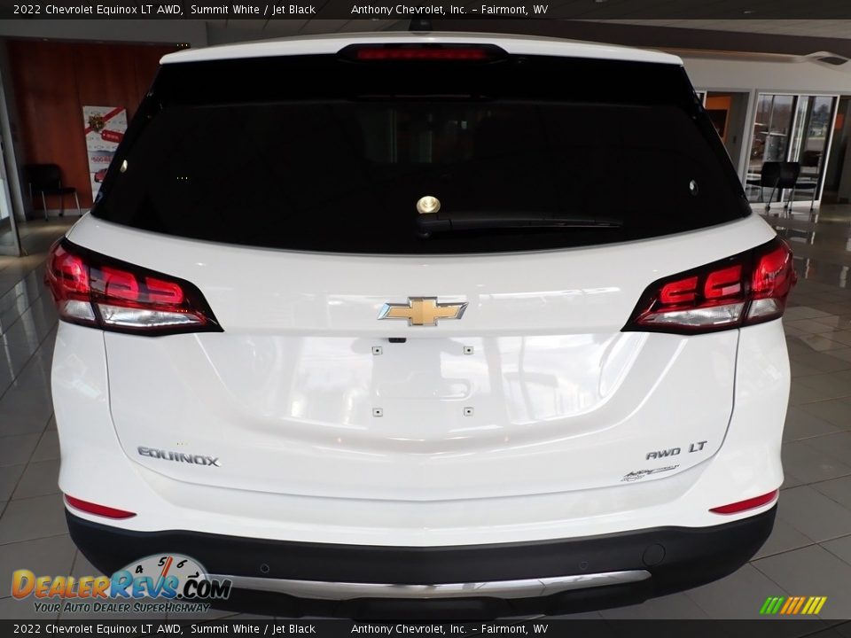 2022 Chevrolet Equinox LT AWD Summit White / Jet Black Photo #4